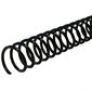 BUR | Reliure à spirale Plastic Coil 28mm 36'' Noir Pas 4:1 